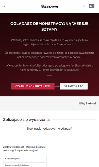 Sztama - trzymamy dobre kontakty